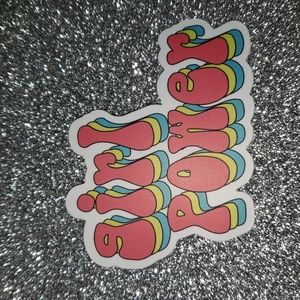 FEMINIST Waterproof Sticker Girl Power